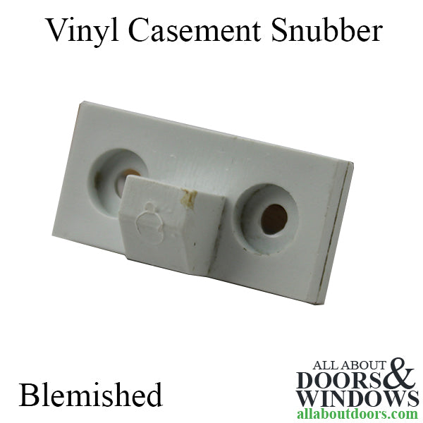 Blemished Vinyl Casement Snubber - White - Blemished Vinyl Casement Snubber - White