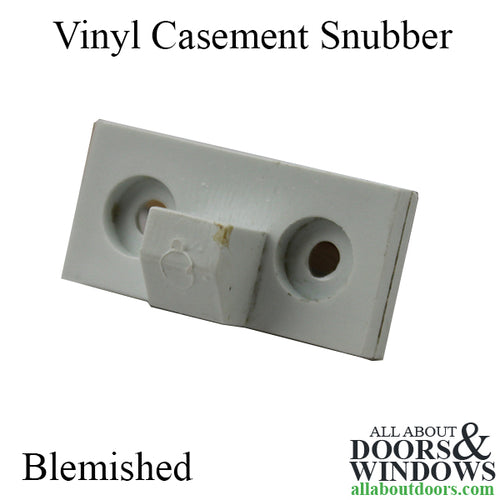 Blemished Vinyl Casement Snubber - White - Blemished Vinyl Casement Snubber - White