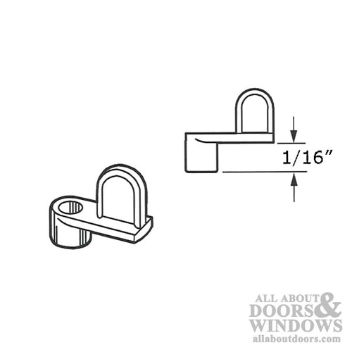 Diecast Window Screen Clips 12 Pack 1/16