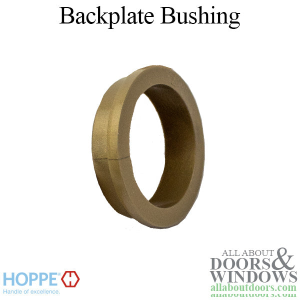 HOPPE / Fuhr Handle Bushing 11/16  Diameter, Plastic - Gold Tone - HOPPE / Fuhr Handle Bushing 11/16  Diameter, Plastic - Gold Tone