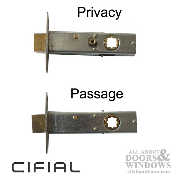 Cifial Passage Latch, Lever, 2-3/8