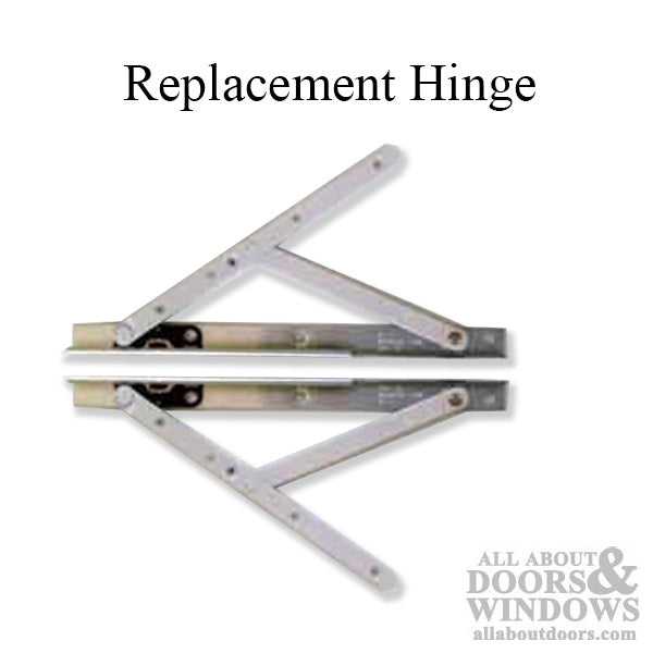 Bilt Best Casement Window Hinge - Metal Clip / Black Shoe - Bilt Best Casement Window Hinge - Metal Clip / Black Shoe