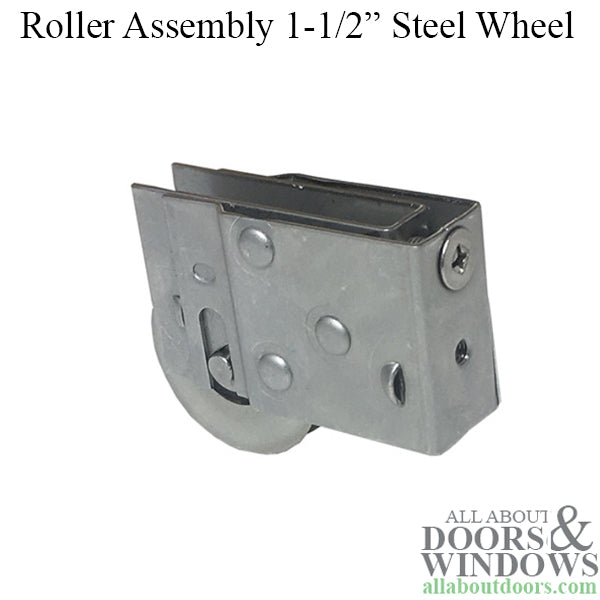 1-1/2  Steel wheel, Roller Assembly - 1-1/2  Steel wheel, Roller Assembly