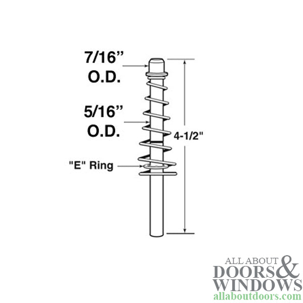 Pivot Rod, 5/16, Guide - Pivot Rod, 5/16, Guide