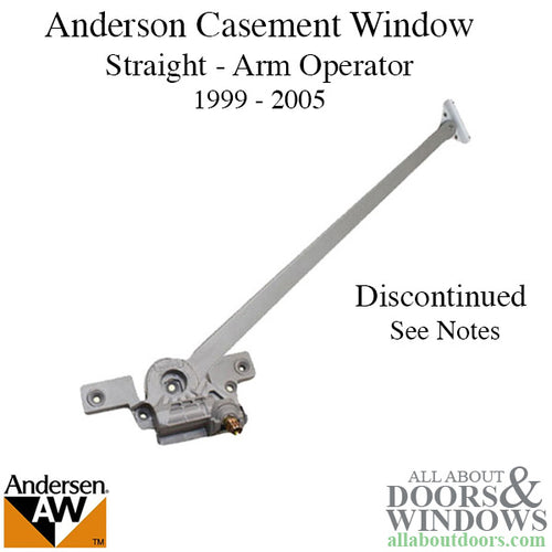 Andersen Straight Arm Operator, 1995-98 Enhanced #2, Left - Discontinued - Andersen Straight Arm Operator, 1995-98 Enhanced #2, Left - Discontinued