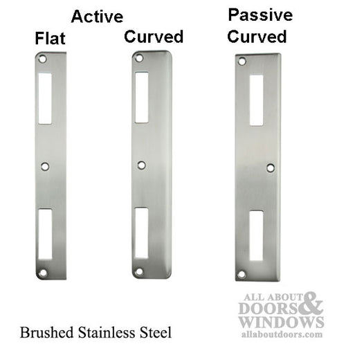 P3000 Active Latch and Deadbolt, Flat Strike Plate - P3000 Active Latch and Deadbolt, Flat Strike Plate