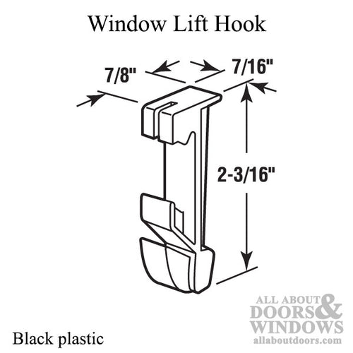 Lift Hooks for Window Balance - International - Lift Hooks for Window Balance - International