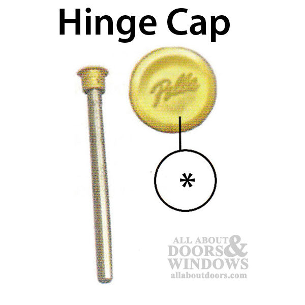 Pella Hinge Cap 1990 to current - Gold - Pella Hinge Cap 1990 to current - Gold