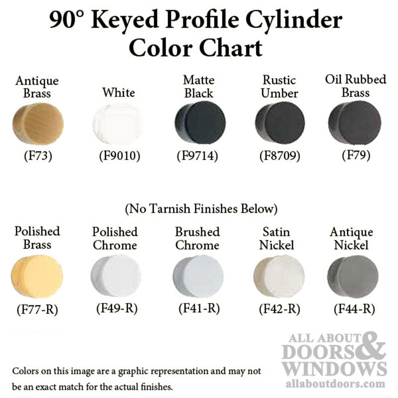 35.5 / 35.5 Active Keyed HOPPE Non-Logo 90 Keyed Cylinder Lock - Brass, Choose Finish - 35.5 / 35.5 Active Keyed HOPPE Non-Logo 90 Keyed Cylinder Lock - Brass, Choose Finish