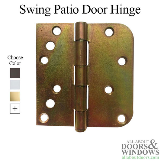 Peachtree Entry Door & IPD/ Citadel Swing Patio Door Hinge, 4" x 3-3/4”