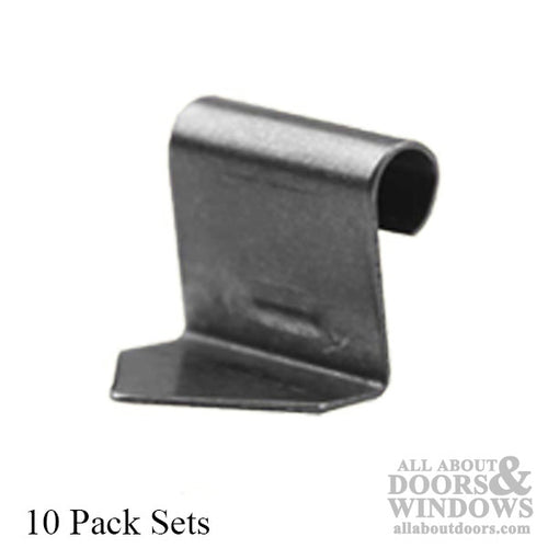 Seal Rite Rolled Metal Spring Tension Window Grid Clip 10 Pack - Seal Rite Rolled Metal Spring Tension Window Grid Clip 10 Pack