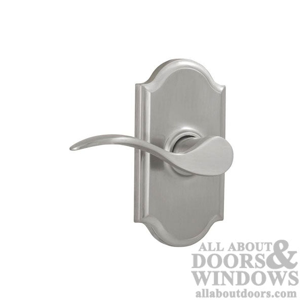 Weslock Bordeau Passage Door Lever Left Handed Satin Nickel Passage Lever Set - Weslock Bordeau Passage Door Lever Left Handed Satin Nickel Passage Lever Set