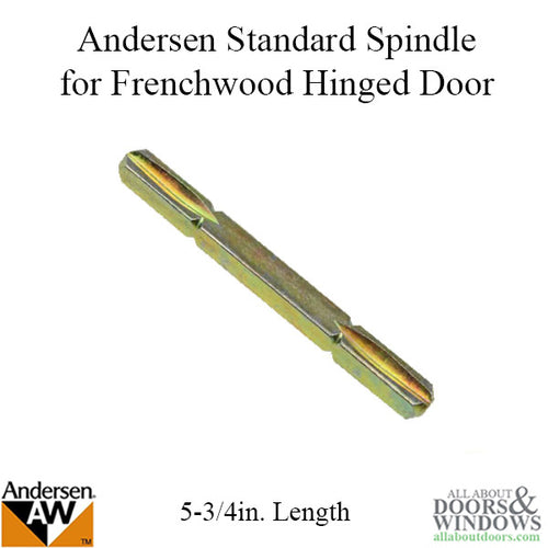 Andersen 5-3/4 Extra Long Spindle, Frenchwood Hinged Door - Andersen 5-3/4 Extra Long Spindle, Frenchwood Hinged Door