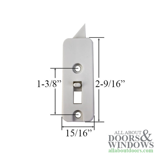 Tilt Latch - Vinyl Window Tilt Latch Hardware, Vinyl - White - Pair - Tilt Latch - Vinyl Window Tilt Latch Hardware, Vinyl - White - Pair
