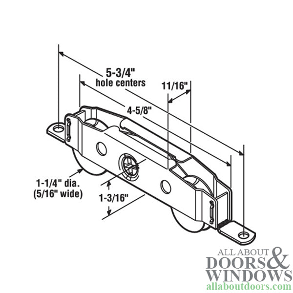 Door Roller For Sliding Glass Patio Doors Dual 1.25 Inch Nylon Wheels - Door Roller For Sliding Glass Patio Doors Dual 1.25 Inch Nylon Wheels
