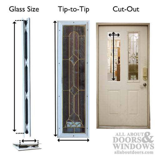 Therma Tru Door Lite Granite Privacy Glass with Surround - Therma Tru Door Lite Granite Privacy Glass with Surround