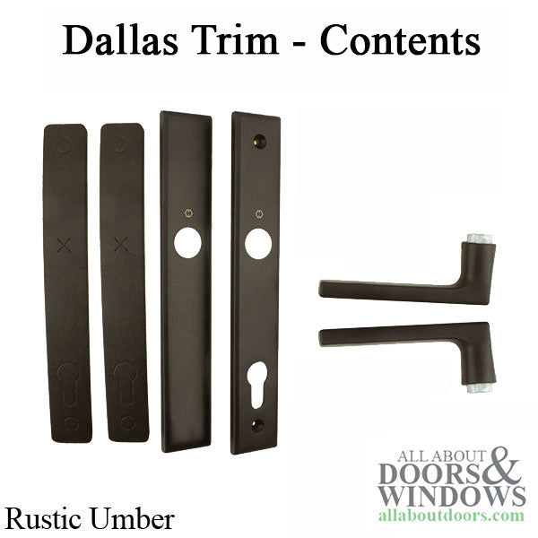 Dallas Inactive Trim Set M1643/2161N - Rustic Umber - Dallas Inactive Trim Set M1643/2161N - Rustic Umber