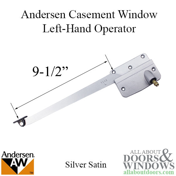 Andersen 7095 Operator - Silver Satin - Andersen 7095 Operator - Silver Satin