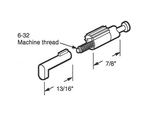 Latch Pin for Sliding Patio Door - Latch Pin for Sliding Patio Door