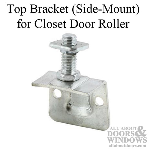 Side Mount Roller Bracket for Closet Doors - Side Mount Roller Bracket for Closet Doors