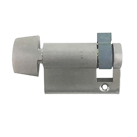 55.5mm Hoppe 45.5/10 Inactive 90° Non-Logo Non-Keyed Profile Cylinder Lock, D-knob - Choose Color