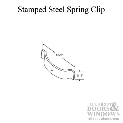 Stamped Steel Spring Clip - Stamped Steel Spring Clip