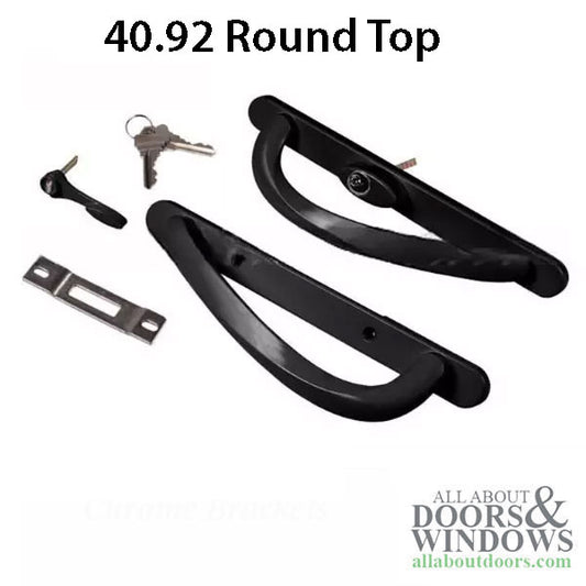 Truth Round Top Active Signature Sliding Door Handle