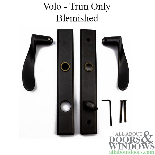 Volo Keyed Entry, 1.75 Sliding Door hardware trim, PVD Bronze - Blemished - Volo Keyed Entry, 1.75 Sliding Door hardware trim, PVD Bronze - Blemished