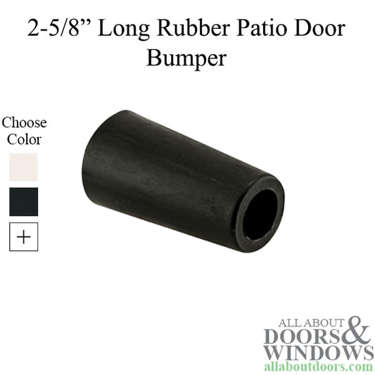 Bumper - Sliding Patio Door, Rubber Bumper - Choose Color