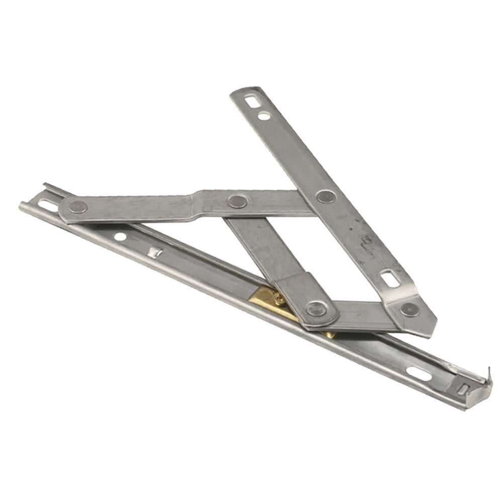 Anderberg 201SS 4 Bar Window Hinge with Stop Stainless Steel - Anderberg 201SS 4 Bar Window Hinge with Stop Stainless Steel