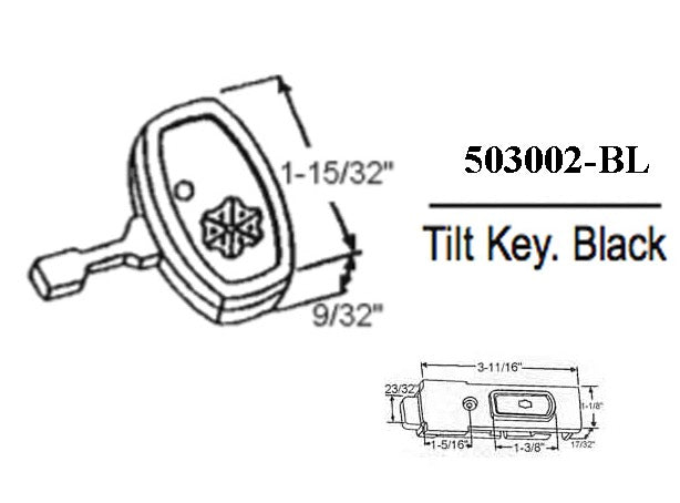 Amacor Keyed Tilt Latch Assembly - Pairs - Black - Amacor Keyed Tilt Latch Assembly - Pairs - Black