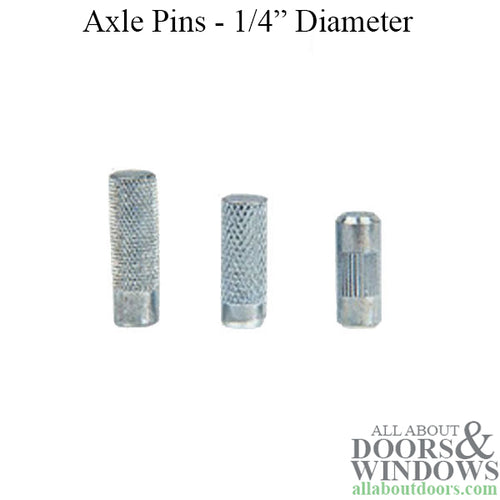 Axle Pins, 1/4 inch Dia. Hole, 3 Sizes - Axle Pins, 1/4 inch Dia. Hole, 3 Sizes