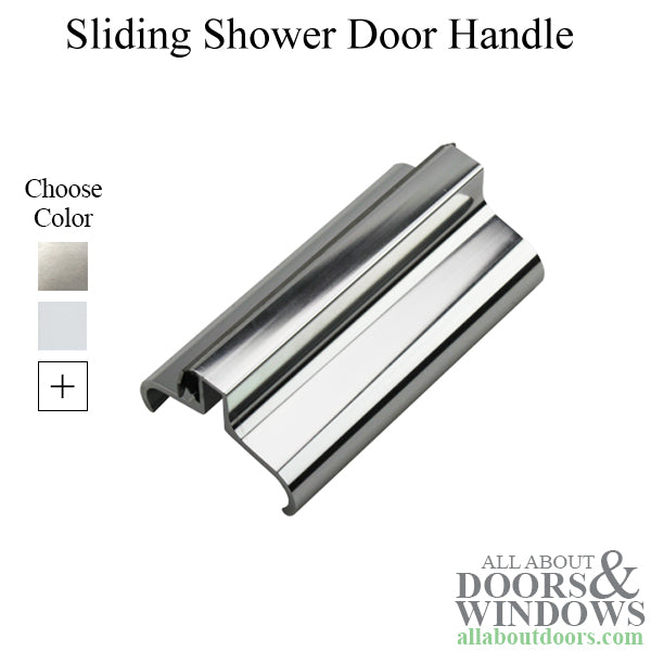 Hinged Shower Door Handle with Magnetic Catch - Hinged Shower Door Handle with Magnetic Catch