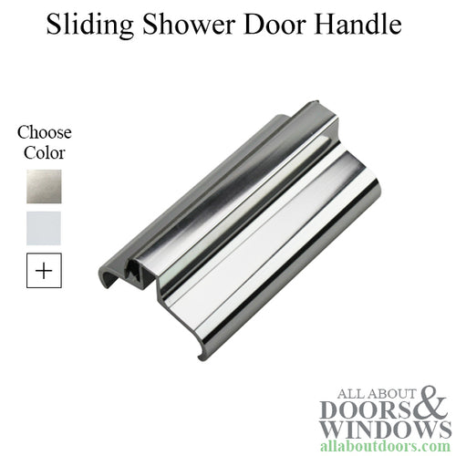 Hinged Shower Door Handle with Magnetic Catch - Hinged Shower Door Handle with Magnetic Catch