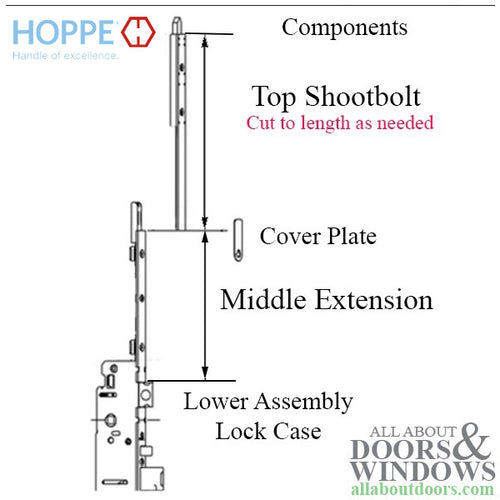 16mm Manual Top Extension, Shootbolt 15.75