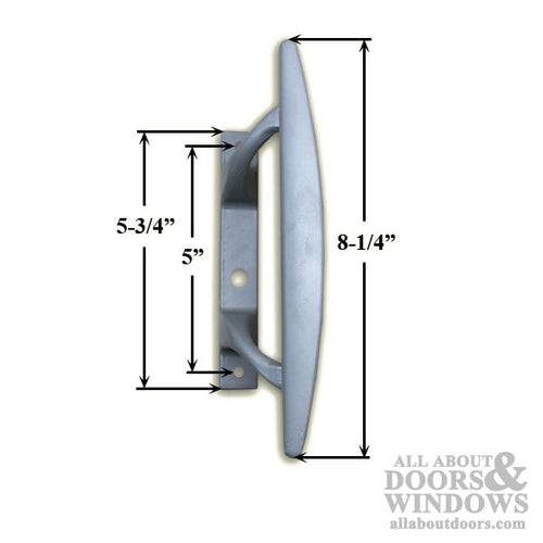 Handle Set for Sliding Patio Doors with Diecast Inside Pull Right Hand - Handle Set for Sliding Patio Doors with Diecast Inside Pull Right Hand