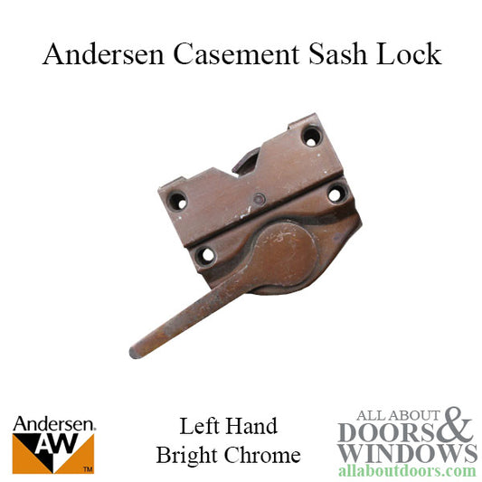 Sash Lock - Andersen Casement 1936-60 LH, Bright Chrome