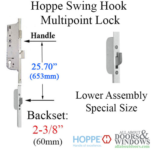 16mm  Active Swing Hook, 60/92 Hook @ 25.70",  handle height @ 41.11"