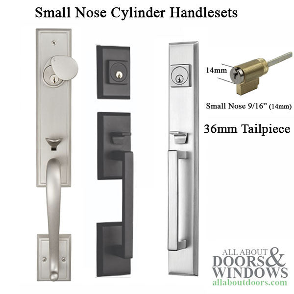 Keylock Cylinder with 2 Keys, Small Nose, 36mm Tailpiece for Entry Door Handlesets - Keylock Cylinder with 2 Keys, Small Nose, 36mm Tailpiece for Entry Door Handlesets