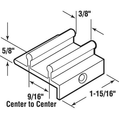 Guide, Center, Black - Discontinued - limited inventory - Guide, Center, Black - Discontinued - limited inventory