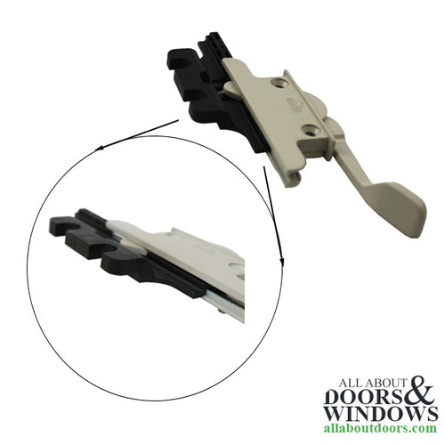 Roto Multipoint Lock Casement Handle Assembly, Left Hand - Roto Multipoint Lock Casement Handle Assembly, Left Hand