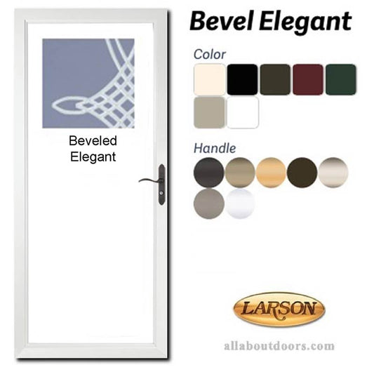 Larson Elegant Selection Full-View Storm Door - Beveled Arch