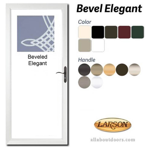 Larson Elegant Selection Full-View Storm Door - Beveled Arch - Larson Elegant Selection Full-View Storm Door - Beveled Arch