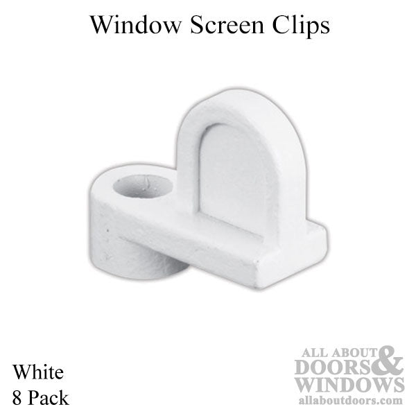Diecast Window Screen Clips 8 Pack 1/16
