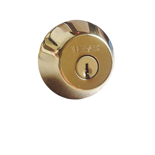 Weiser Deadbolt, 9370 Double Cylinder - Polished Brass - Weiser Deadbolt, 9370 Double Cylinder - Polished Brass
