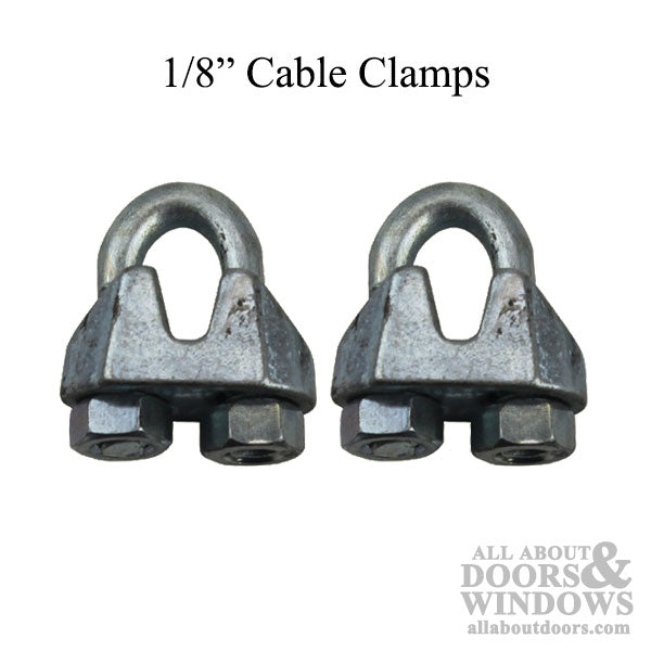 Cable Clamps for 1/8