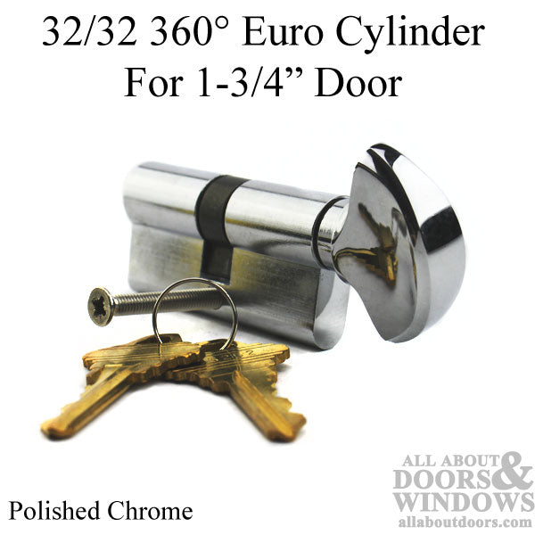 Rockwell Security 360 Degree European Profile Cylinder Lock Solid Brass for Commercial and Residential Doors Fits 1 3/4 Inch Thick Door - Rockwell Security 360 Degree European Profile Cylinder Lock Solid Brass for Commercial and Residential Doors Fits 1 3/4 Inch Thick Door