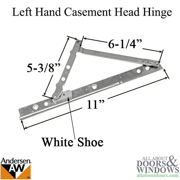 Andersen Casement Head Hinge - Left Hand - Andersen Casement Head Hinge - Left Hand