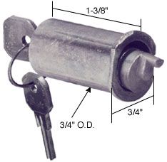 Cylinder, Knob Latch, Keyed - Cylinder, Knob Latch, Keyed