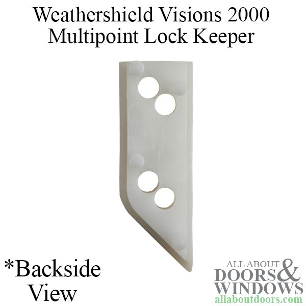 Weathershield Visions 2000 Multipoint Lock Keeper - RH - Weathershield Visions 2000 Multipoint Lock Keeper - RH